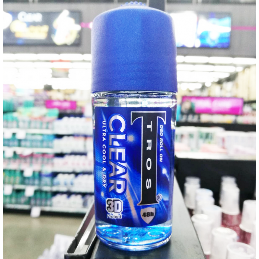 Tros Deodorant Rollon Clear Ultra and Cool 45ml.