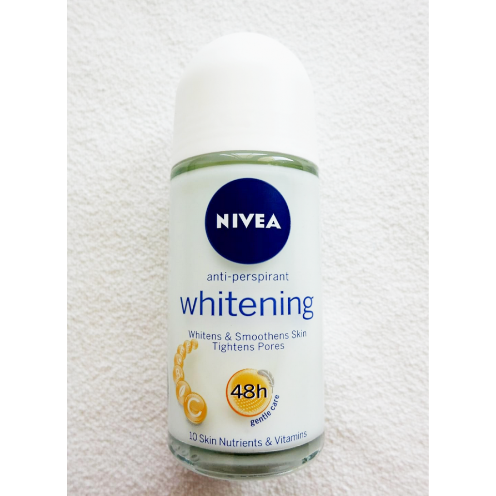 Nivea Deo Whitening Roll On 50ml. Pack 2