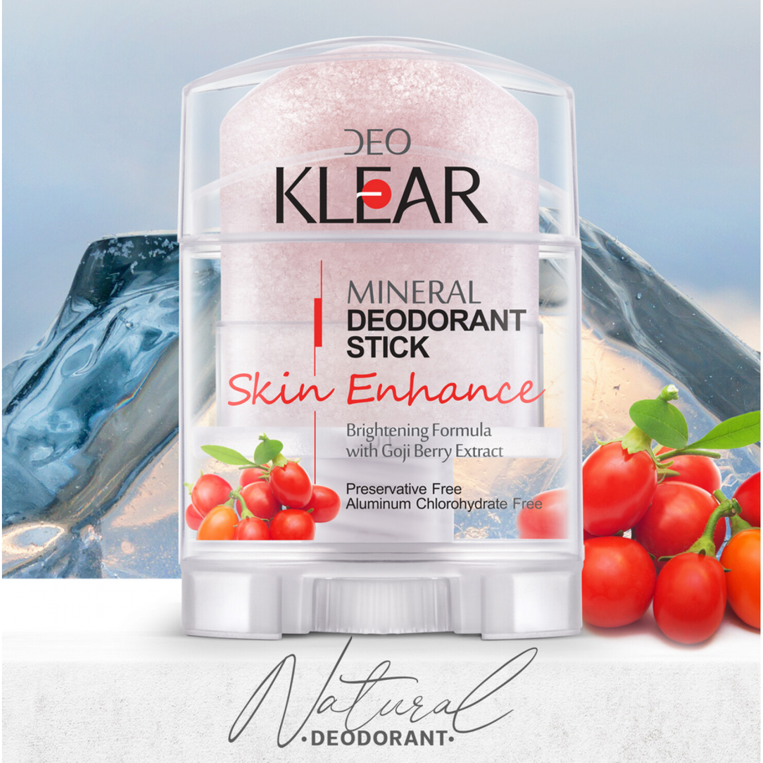 Deoklear Mineral Deodorant Stick Skin Enhance 70g.