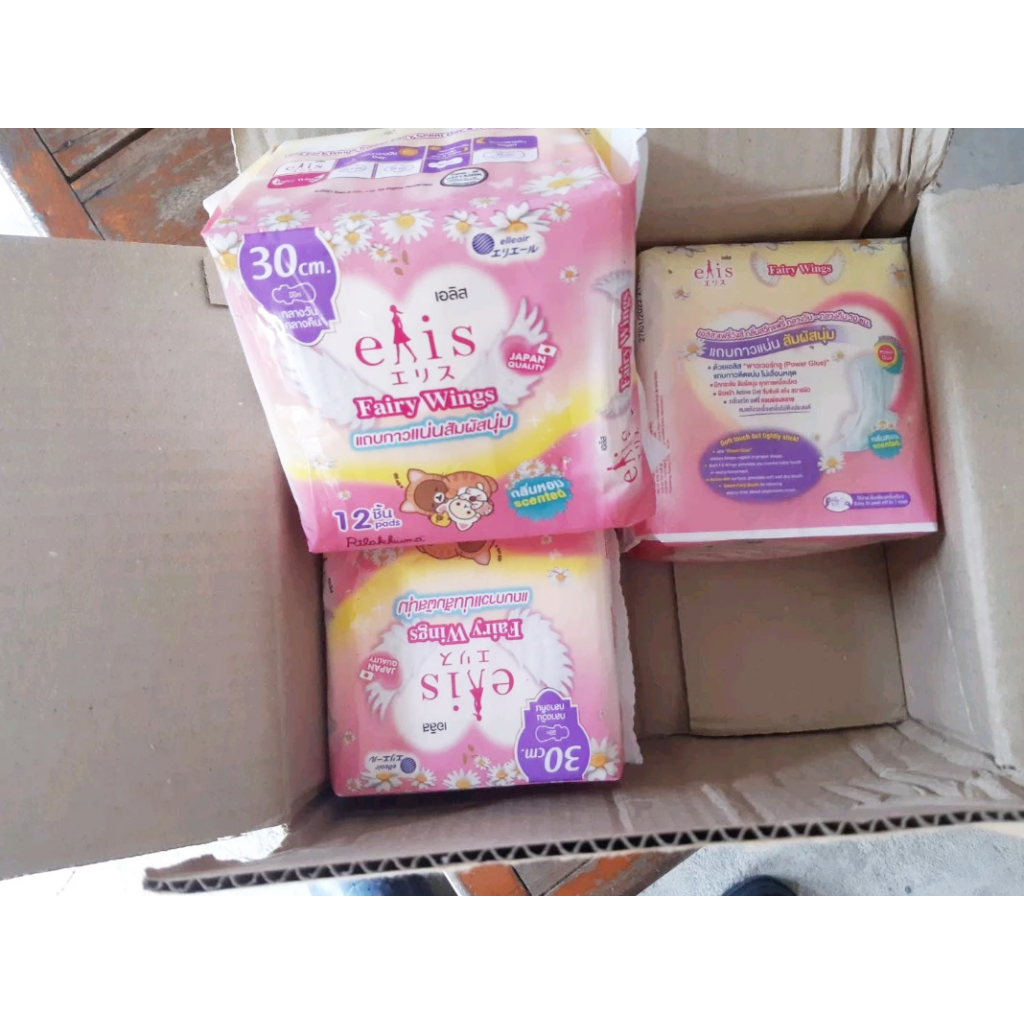 Elis Fairy Wings Sanitary Napkin 30cm. 12pcs.