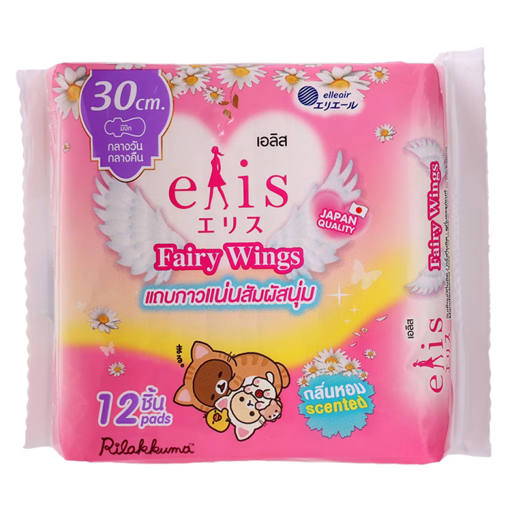 Elis Fairy Wings Sanitary Napkin 30cm. 12pcs.