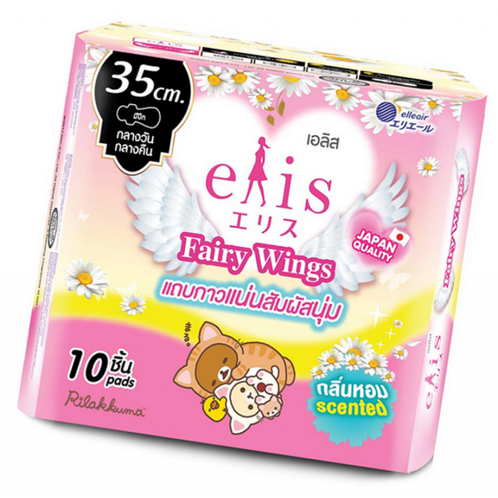 Elis Fairy Wings Sweet Fairy Sanitary Napkin Night 35cm. 10pcs