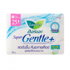 Laurier Sanitary Super Gentle Plus Wings 25cm. 14pcs.