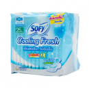 Sofy Cooling Fresh Sanitary Super Slim 0.1 Wing 25cm. 14pcs.