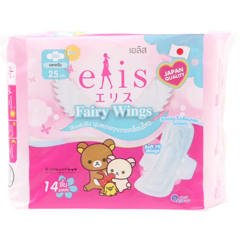 Elis Fairy Wings Sanitary Napkin Day Slim Wings 25cm