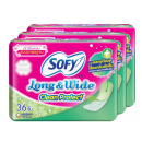 Sofy Panty Liners Long and Wide AntiBac Uncented 36pcs.