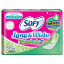 Sofy Panty Liners Long and Wide AntiBac Uncented 36pcs.