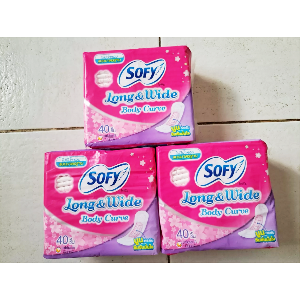 Sofy Pantyliner Long and Wide Unscemted 40pcs.