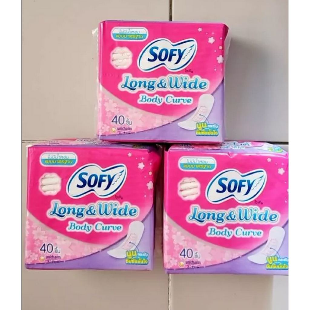 Sofy Pantyliner Long and Wide Unscemted 40pcs.