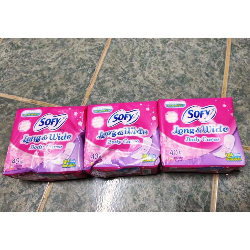 Sofy Pantyliner Long and Wide Unscemted 40pcs.