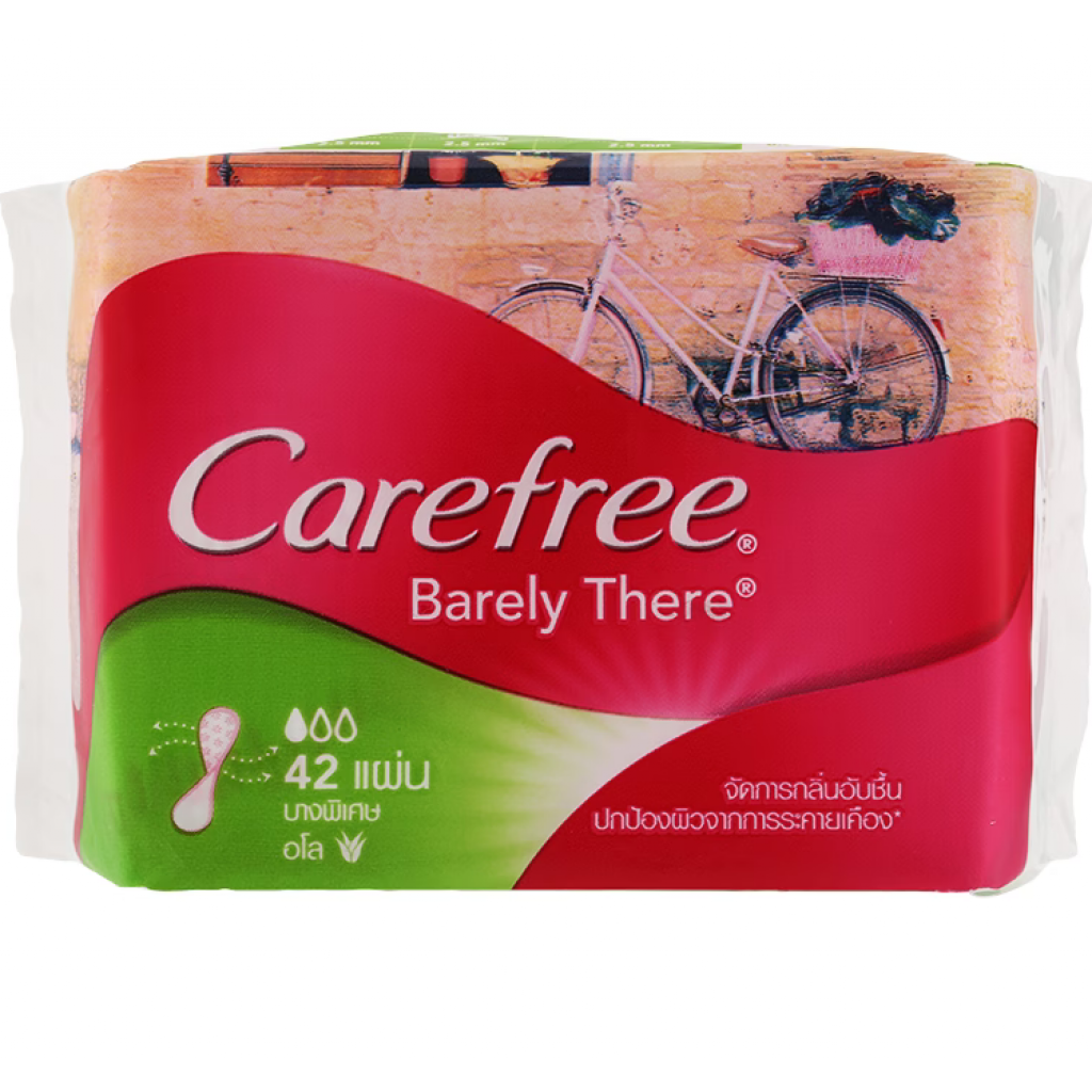 Carefree Barely There Aloe Scented Panty Liners 42sheets