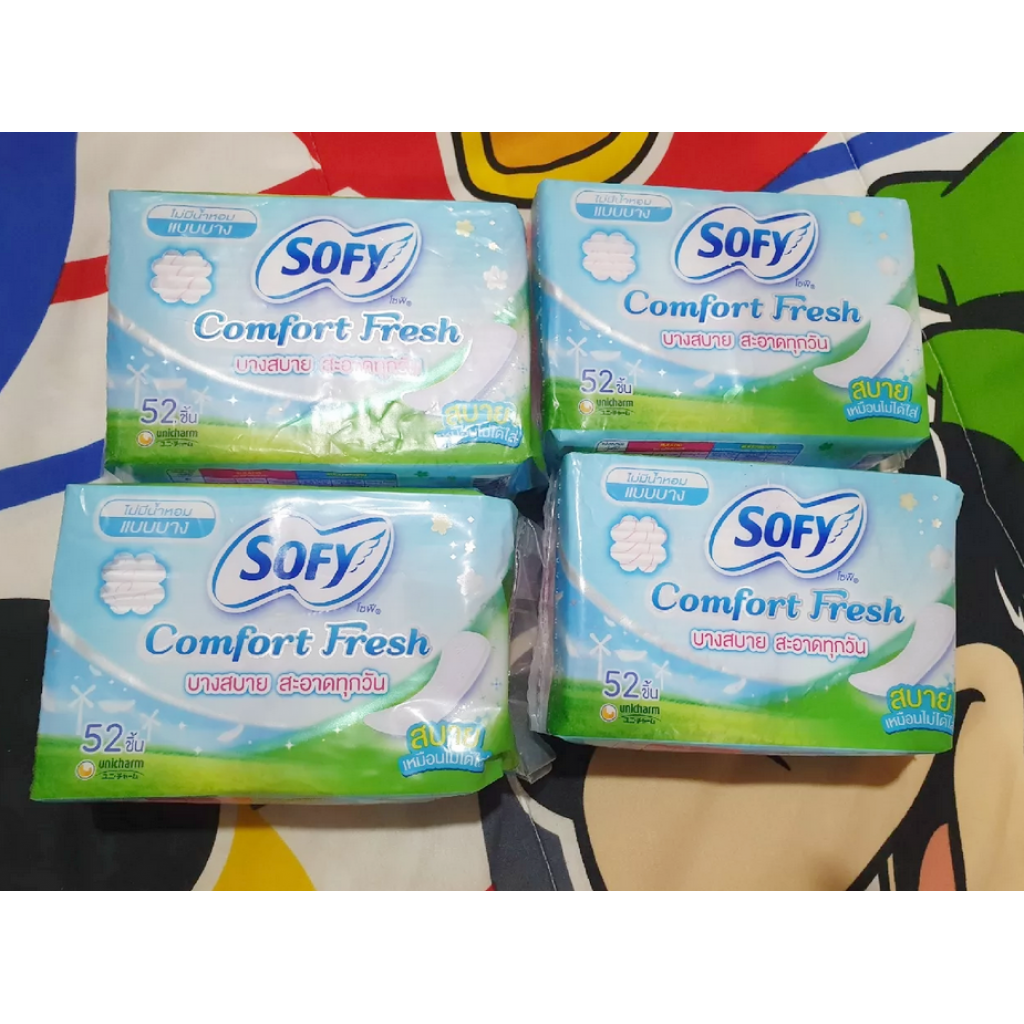 Sofy Panty liner Comfort Fresh Unscented 52pcs.