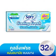 Sofy Panty Liners Cooling Fresh Scented 32pcs.