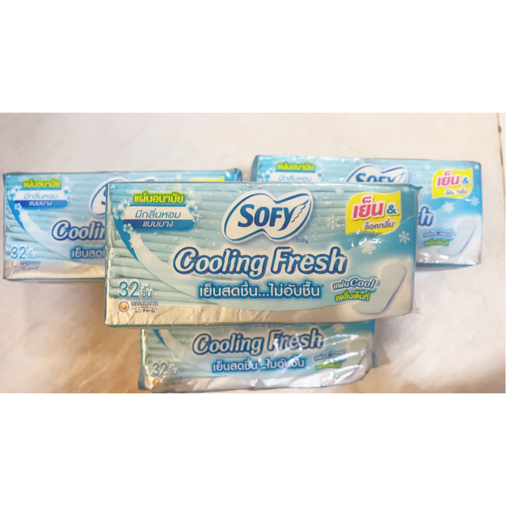 Sofy Panty Liners Cooling Fresh Scented 32pcs.