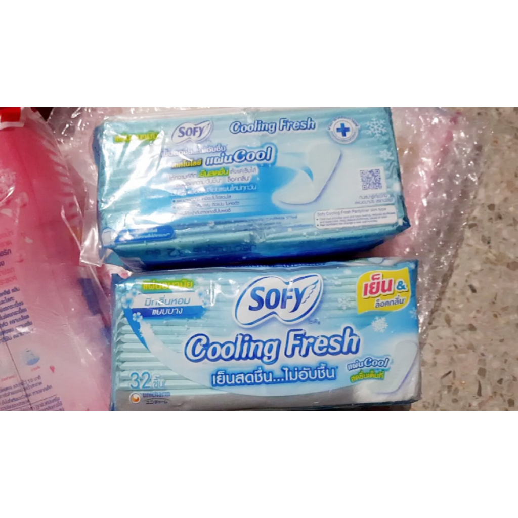 Sofy Panty Liners Cooling Fresh Scented 32pcs.