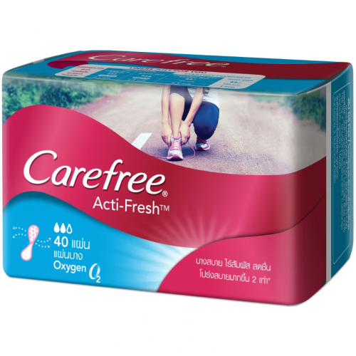 Carefree Panty Liner Acti Fresh Oxygen 40pcs.