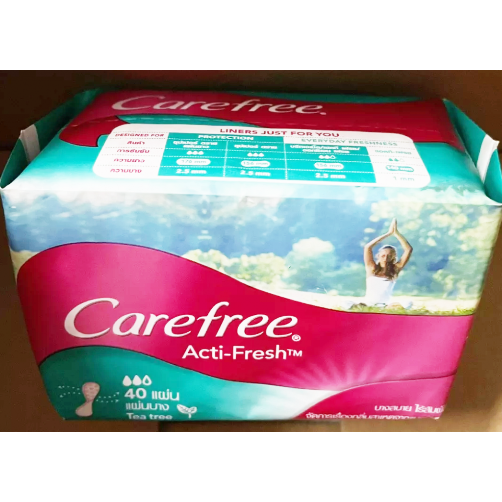 Carefree Panty Liner Acti Fresh Oxygen 40pcs.