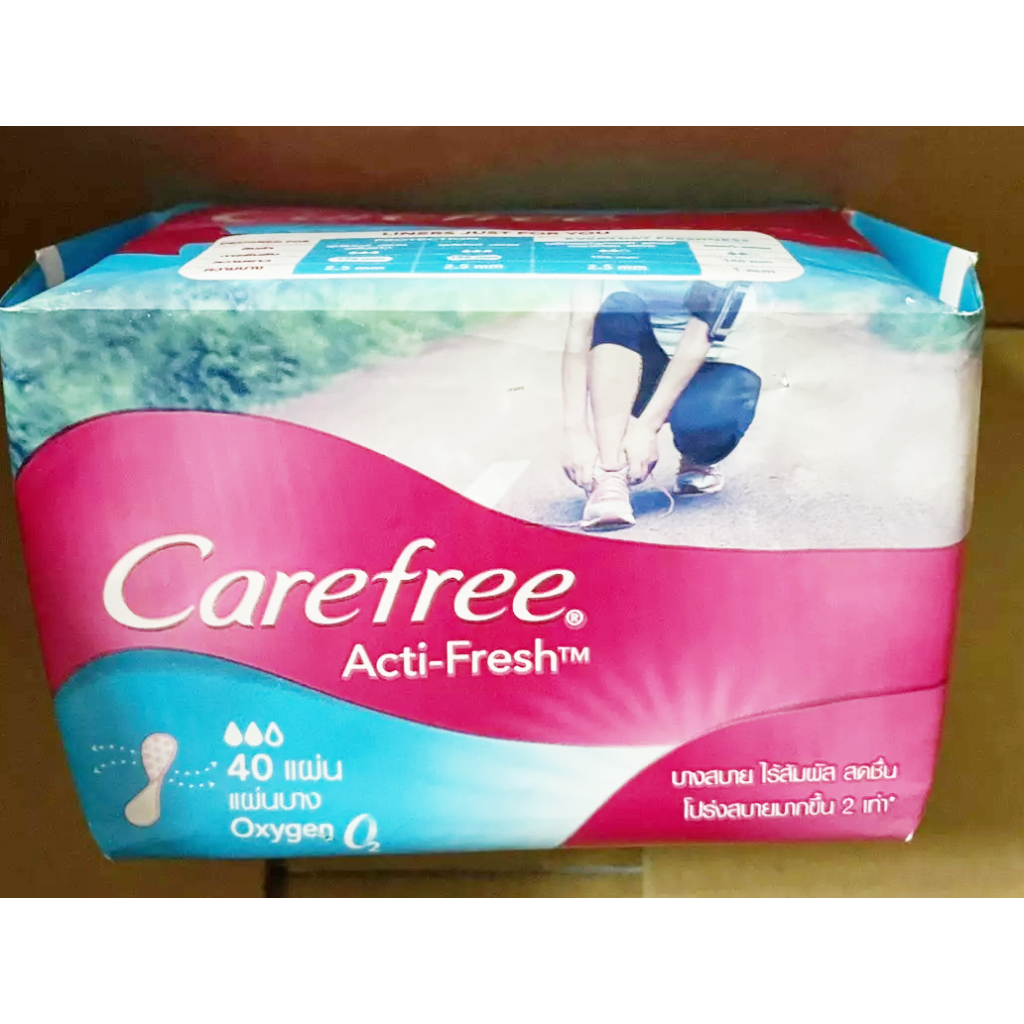 Carefree Panty Liner Acti Fresh Oxygen 40pcs.