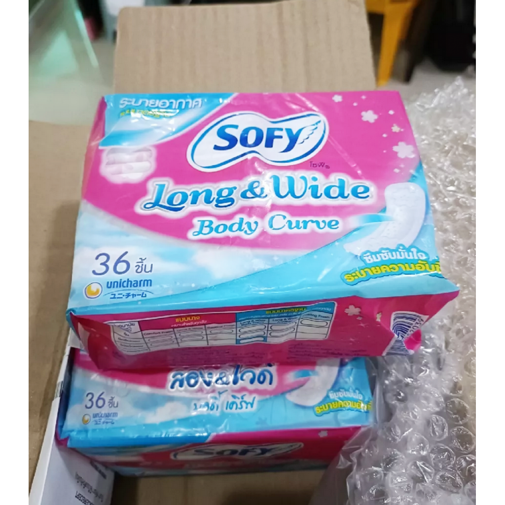 Sofy Panty liner Long and Wide Breathable 36pcs.