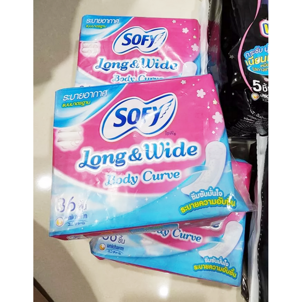 Sofy Panty liner Long and Wide Breathable 36pcs.