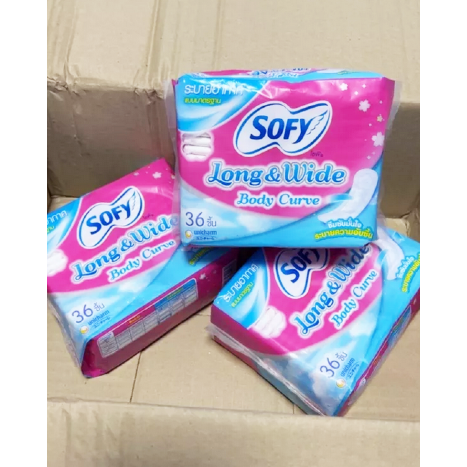 Sofy Panty liner Long and Wide Breathable 36pcs.