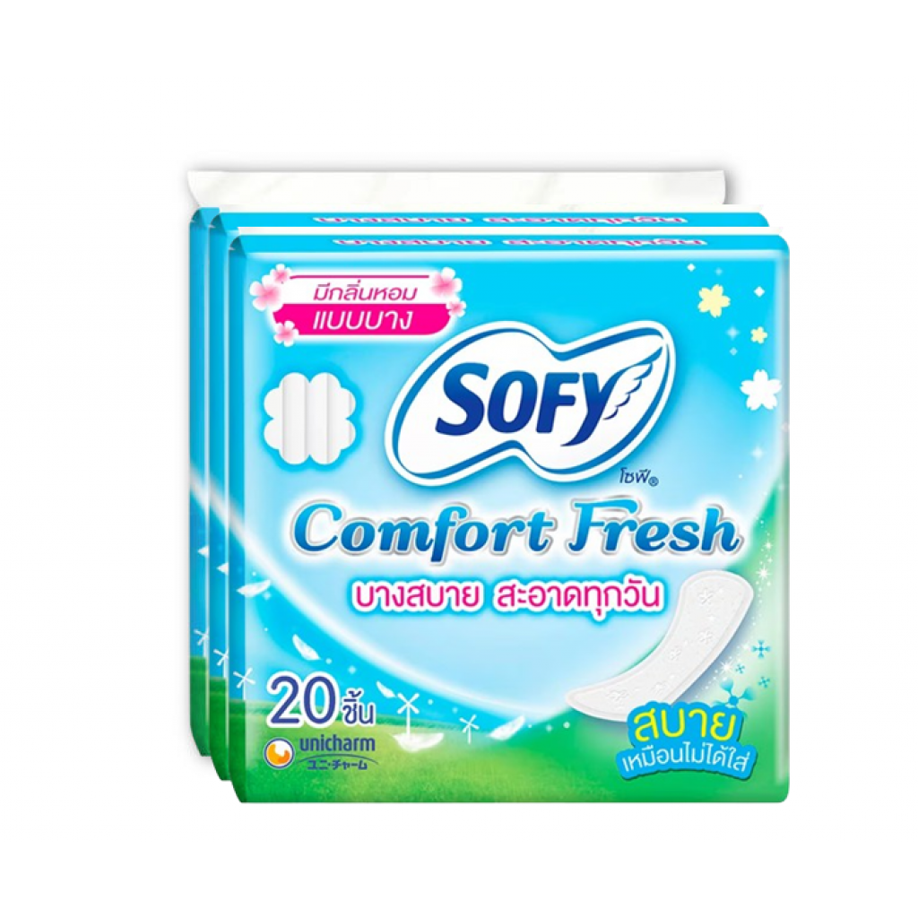 Sofy Panty Liners Comfort Fresh Scented 20pcs.