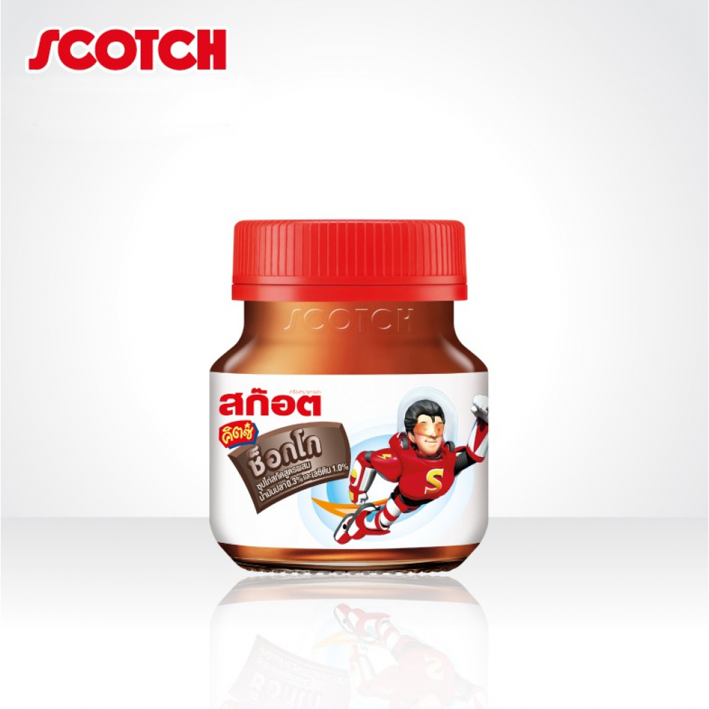 Scotch Kitz Choco Essence of Chicken with Fish Oil Lecithin 40ml.