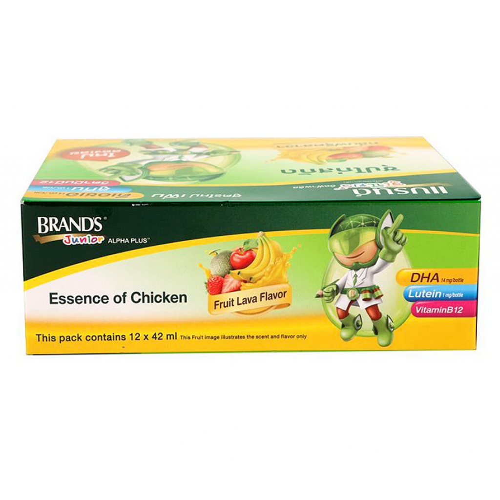 Brands Junior Essence of Chicken Fruit Lava 42ml. Pack 12