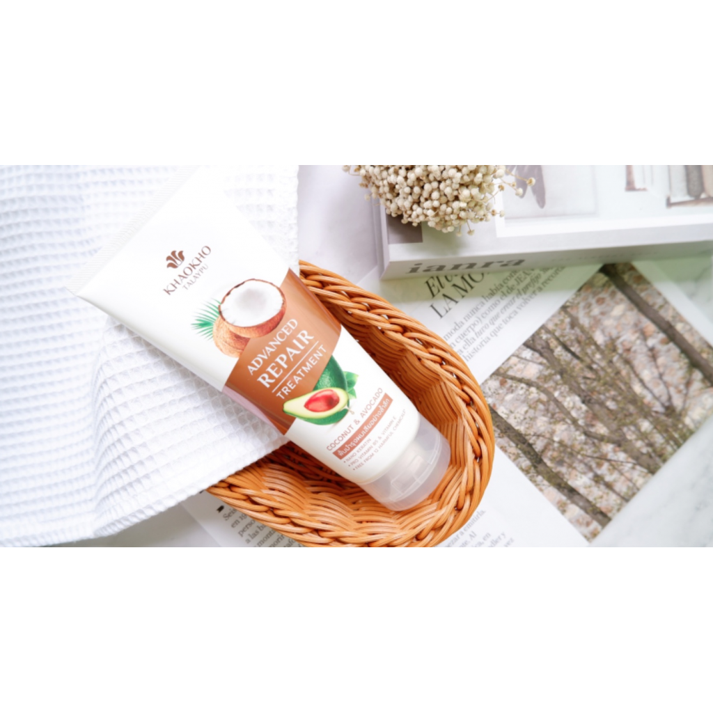 Khaokho Talaypu Coconut And Avocado Hair Treatment 200ml.