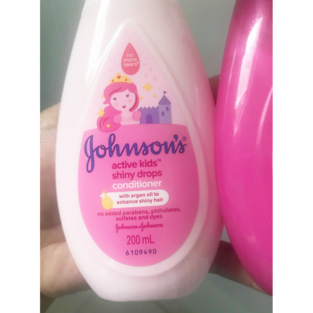 Johnson Active Shiny Drops Kids Hair Conditioner 200ml