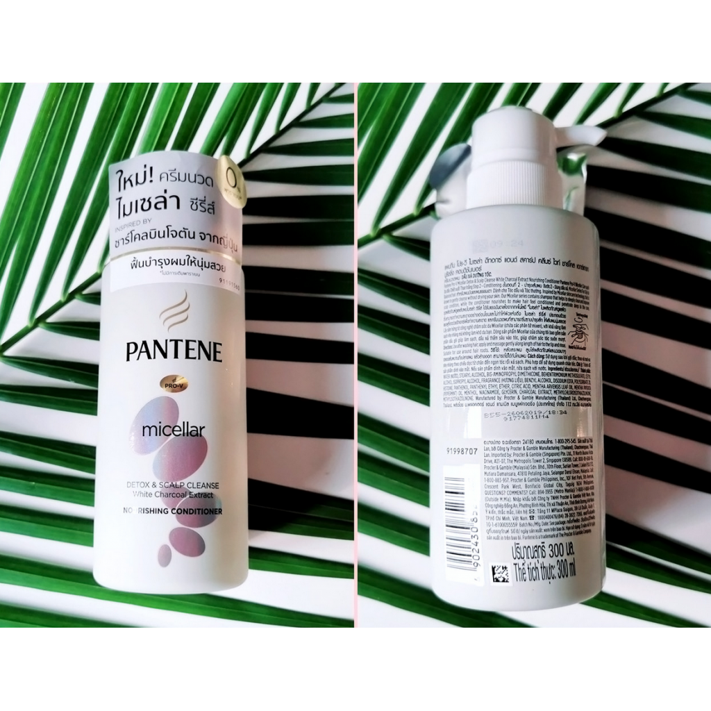 Pantene Micellar Detox Conditioner 530ml.