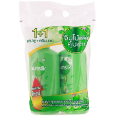 Sunsilk Healthier and Long Bonus Pack Shampoo and Conditioner 525ml.