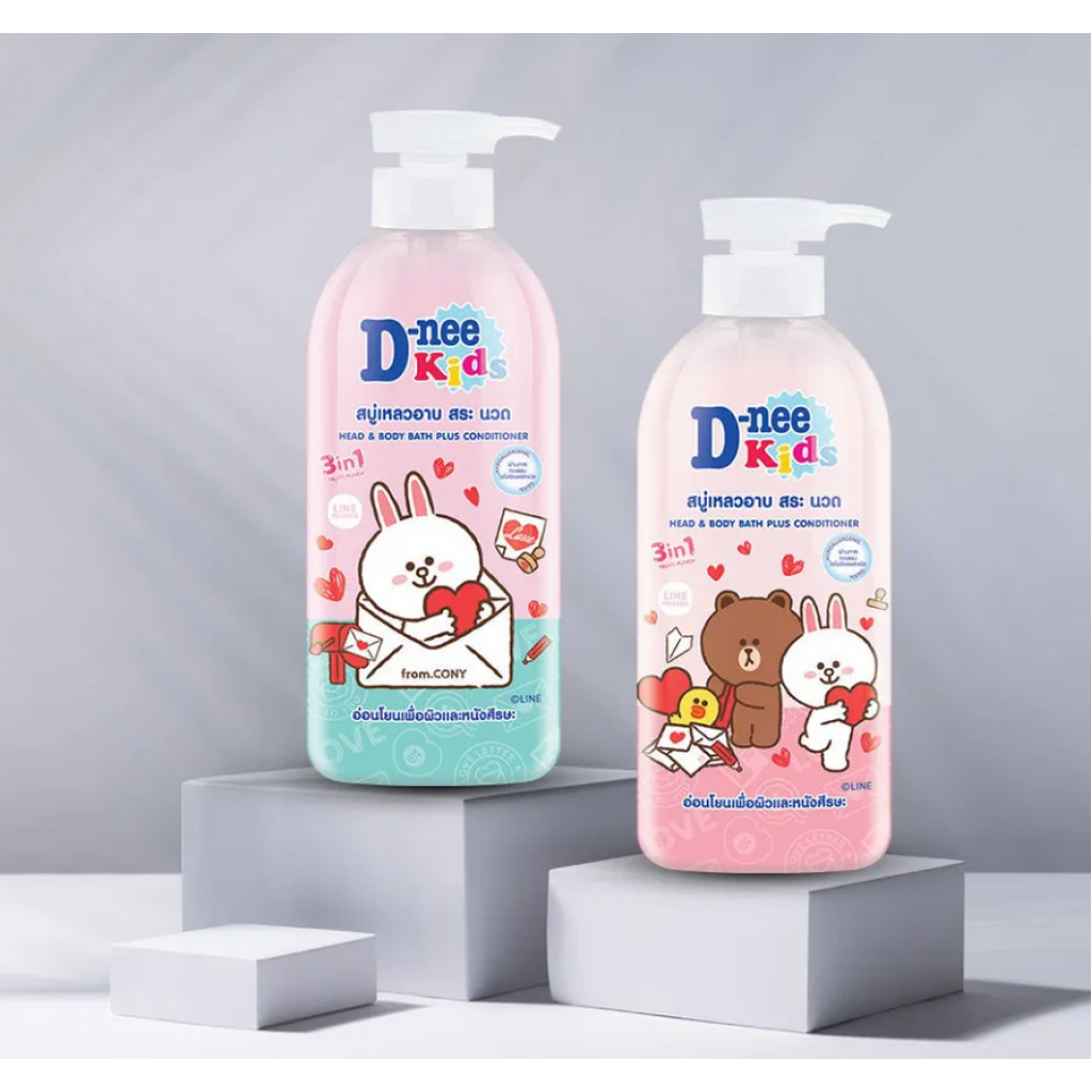 D-nee Kids Head Body Bath Plus Conditioner 450ml.