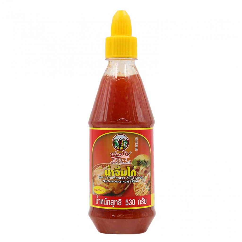 Pantainorasingh Hot and Spicy Sweet Chili Sauce 530g.