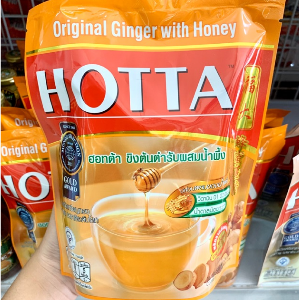 Hotta Original Ginger with Honey Instant 18g. Pack 10sachet