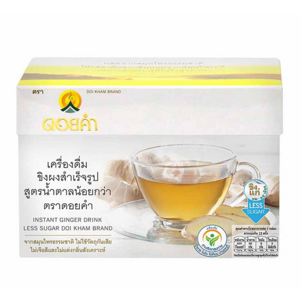 Doikham Instant Ginger Drink 9g. 12sachets