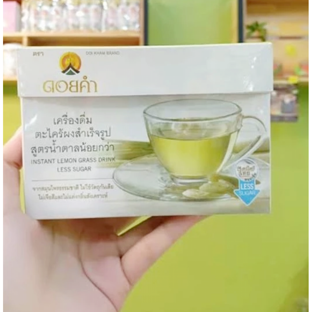 Doi kham Instant Lemon Grass Drink 10g. 12sachets