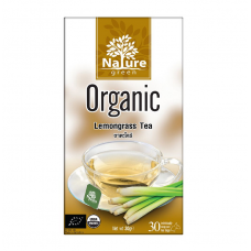 Nature Green Organic Lemongrass Tea 1g. Pack 30sachets