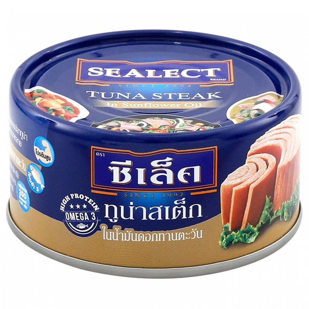 Sealect Tuna Steak in Sunflower Oil 165g.