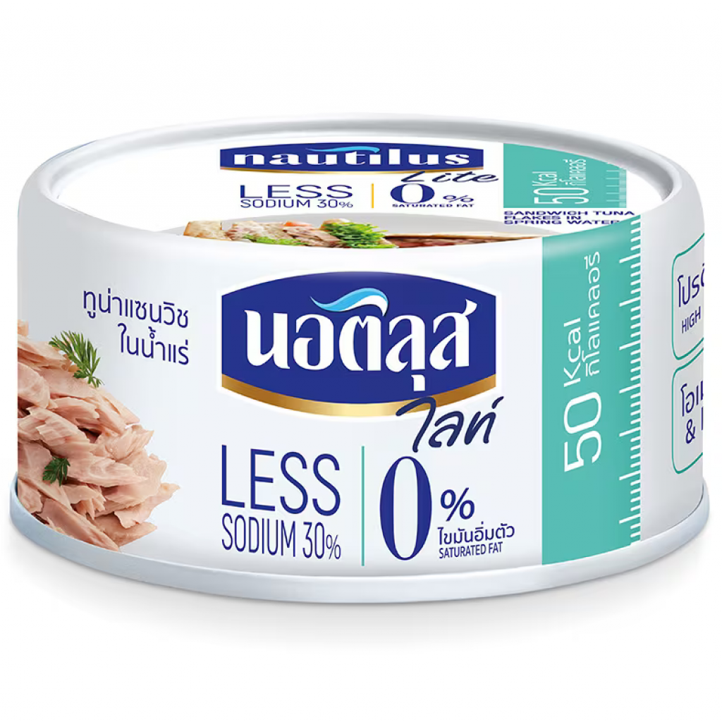 Nautilus Lite Sandwich Tuna Flakes in Spring Water 165g.