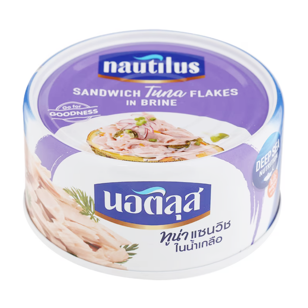 Nautilus Tuna Chunks in Brine 170g.