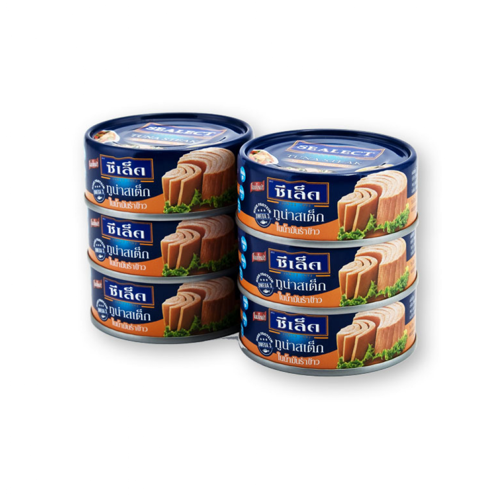 Sealect Tuna Steak in Rice Bran Oil 80g.