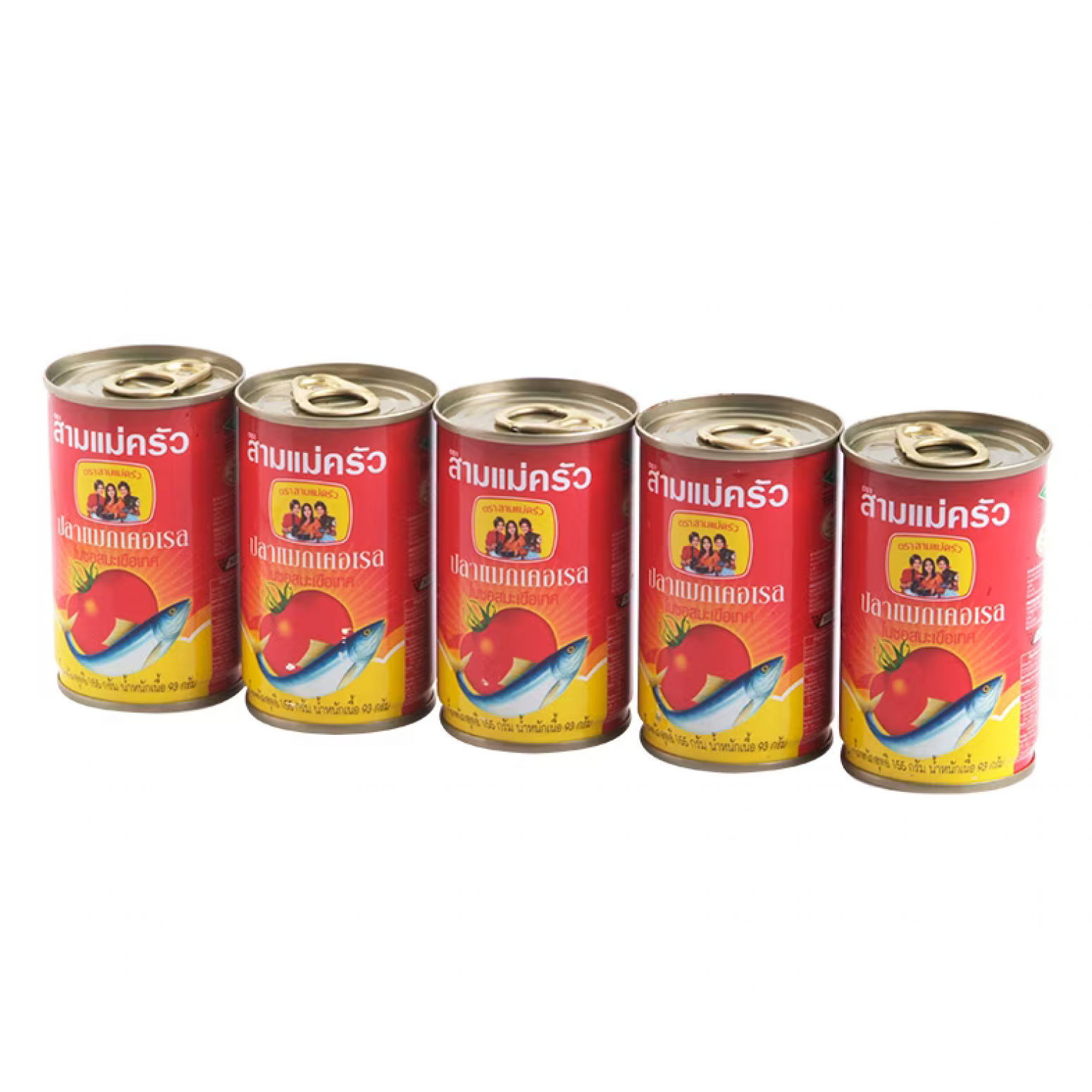 3 Lady Cooks Mackerel in Tomato Sauce 155g. Pack 10