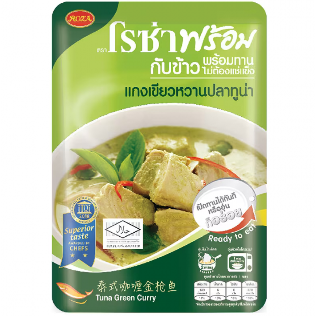 Roza Tuna Green Curry 105g.