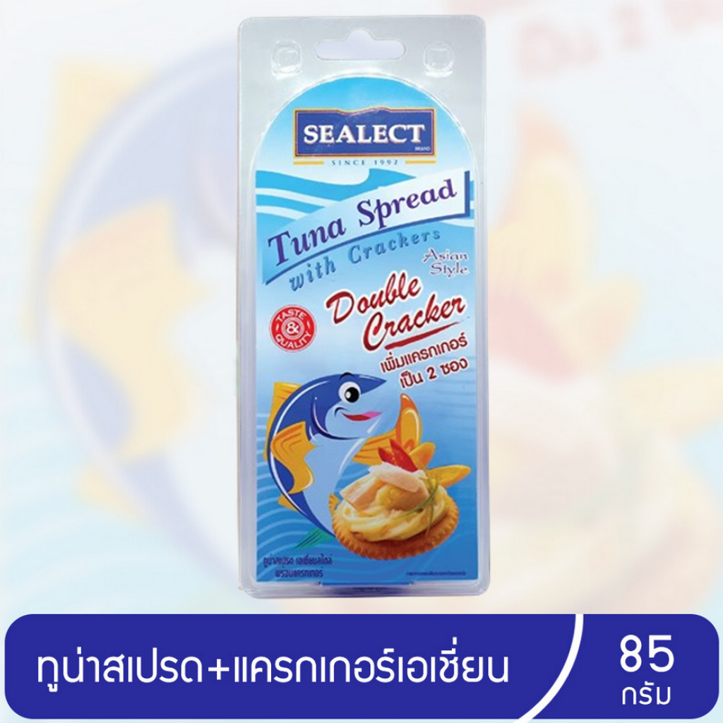 Sealect Tuna Spread Asian Style with Cracker 85g.