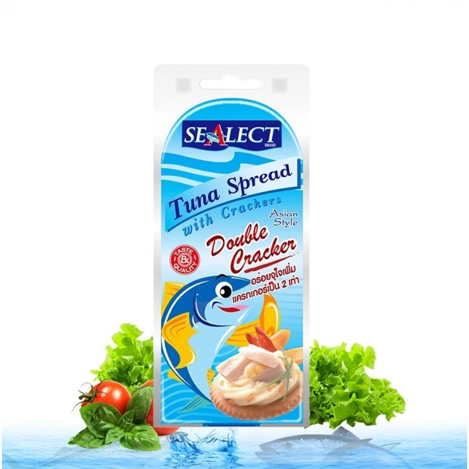 Sealect Tuna Spread Asian Style with Cracker 85g.