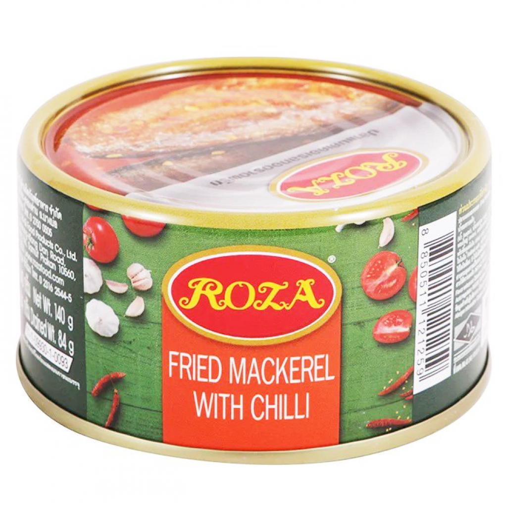 Roza Fried Mackerel with Chili 140g.