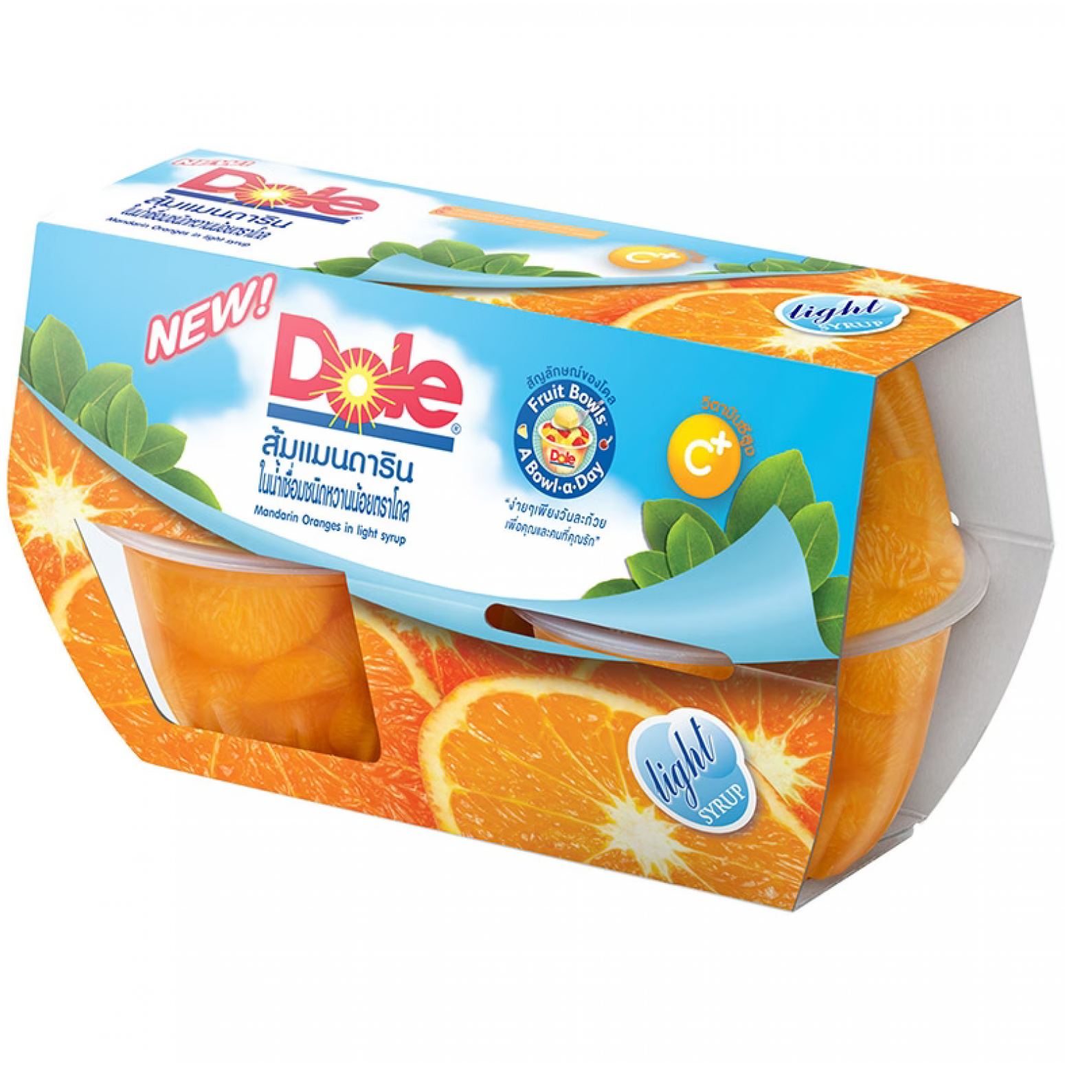 Dole Mandarin Orange in Syrup 113g. Pack 4