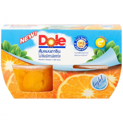 Dole Mandarin Orange in Syrup 113g. Pack 4