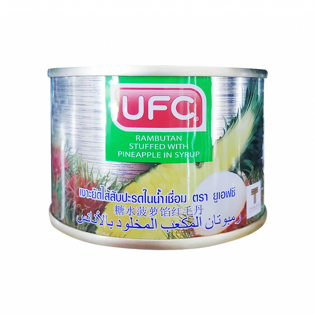 UFC Rambutan Stuffed with Pineapple in Syrup 170g.